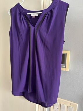 Calvin Klein Deep Purple Sleeveless V-Neck Camisole